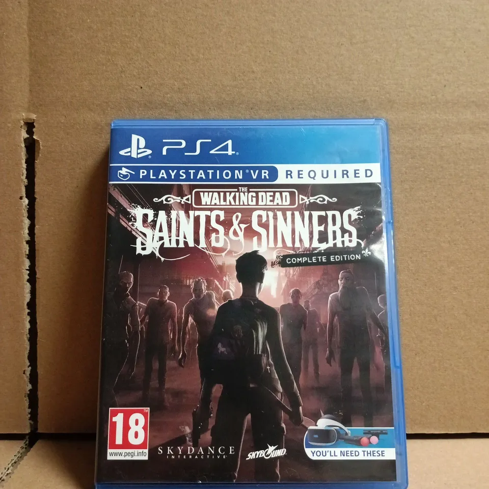 THE WALKING DEAD: SAINTS & SINNERS – COMPLETE EDITION - PS4