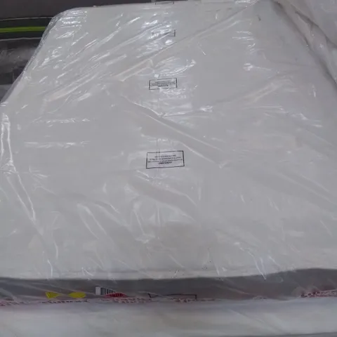 BAGGED 4'6" DOUBLE HYBRID NATURAL OPEN COIL MEMORY FOAM MATTRESS