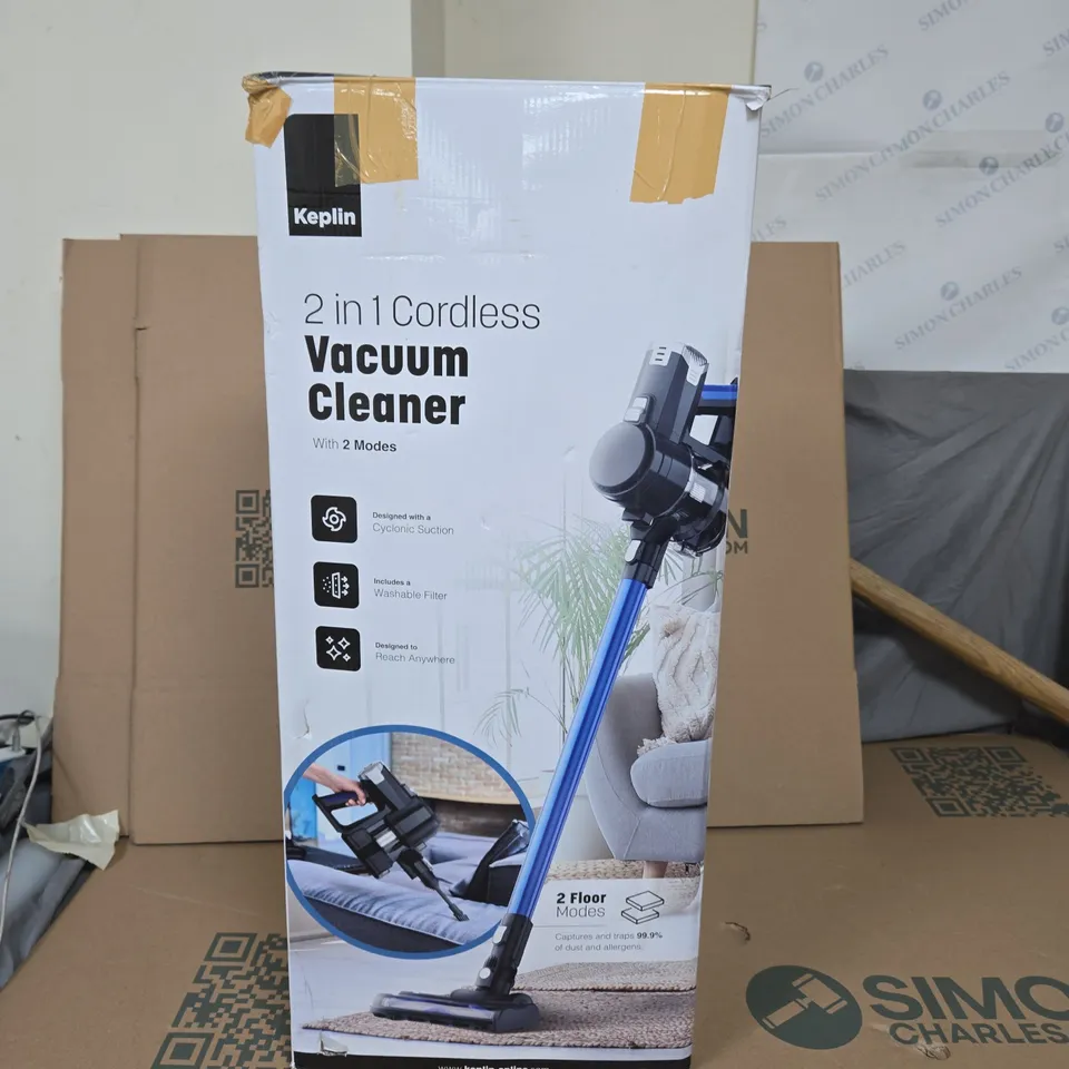 KEPLIN 2 IN 1 CORDLESS VACUUM CLEANER