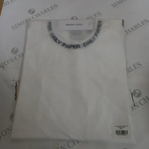 DAILY PAPER WHITE TEE SIZE L 