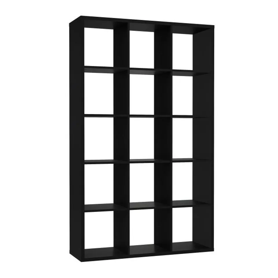 BOXED GEORGI TALL SHOE STORAGE UNIT - BLACK (2 BOXES)