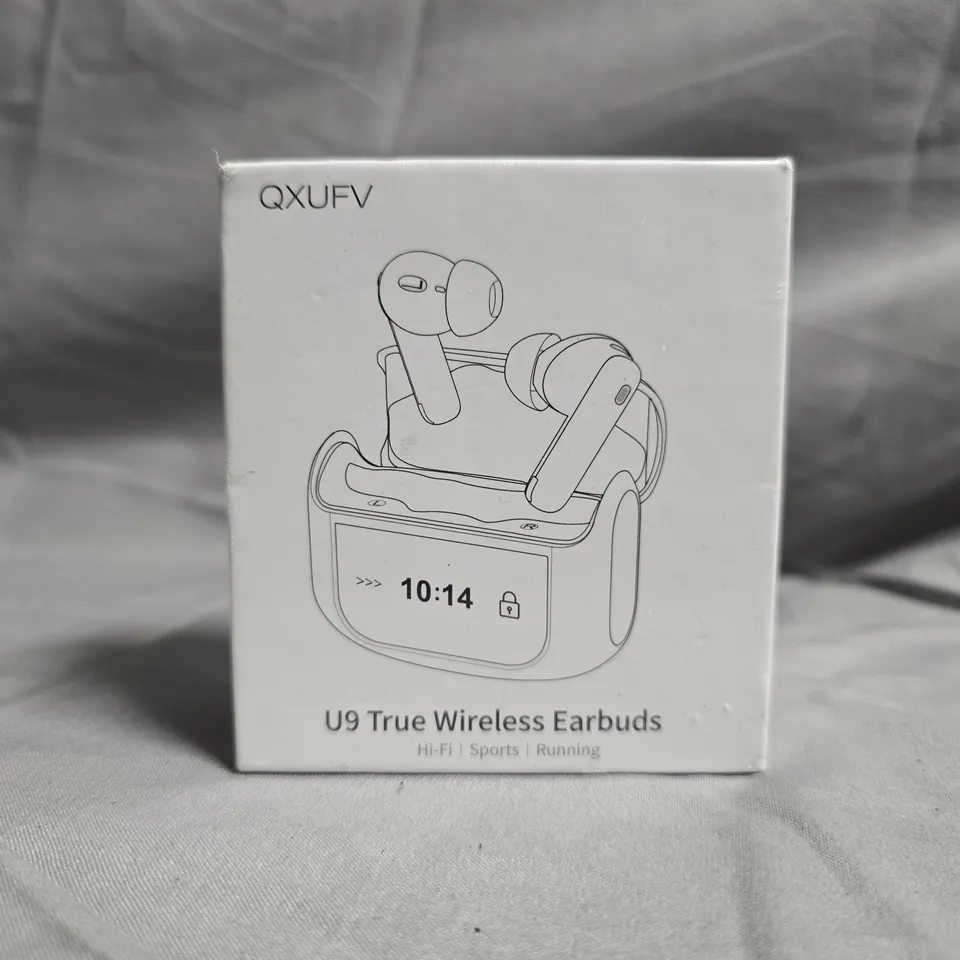 SEALED QXUFV U9 TRUE WIRELESS EARBUDS – BOXED