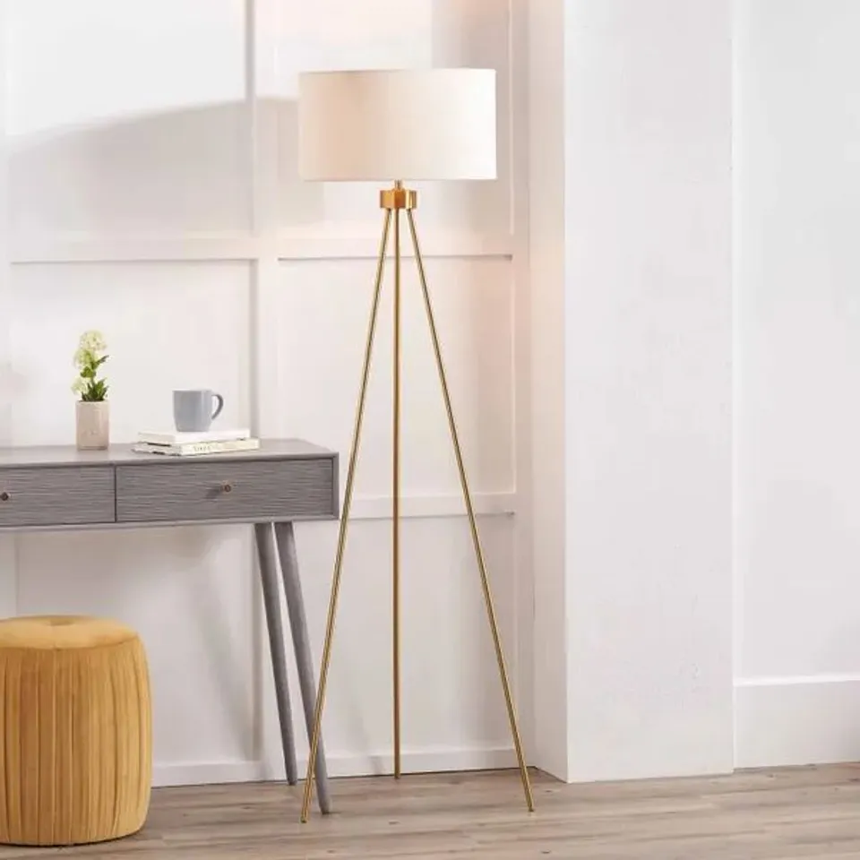 BOXED HOUSTON TRIPOD FLOOR LAMP