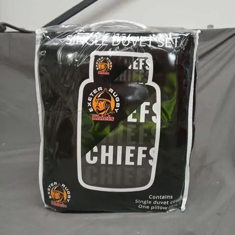 EXETER RUGBY CHIEFS SINGLE DUVET SET