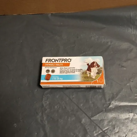 FRONTPRO CHEWABLE TABLETS KILLS FLEAS AND TICKS FOR DOGS 10 - 25KG 1 SERVING