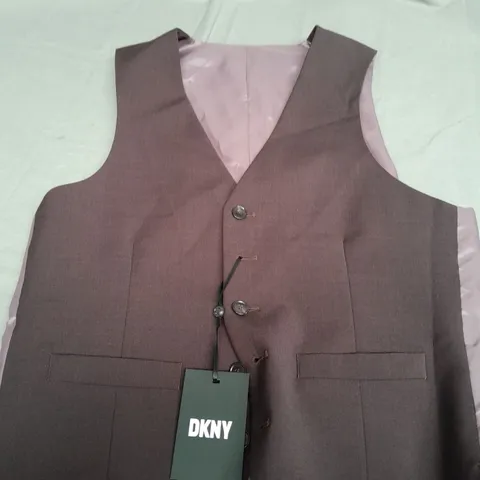 DKNY PURPLE WASIT COAT - 36R