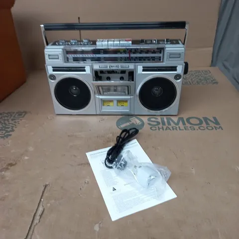 4-BAND RADIO CASSETTE RECORDER WITH MP3/BT PLAYBACK – BOOMBOX 