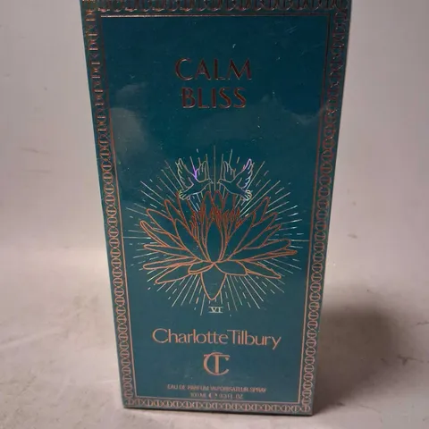 BOXED AND SEALED CHARLOTTE TILBURY CALM BLISS EAU DE PARFUM 100ML