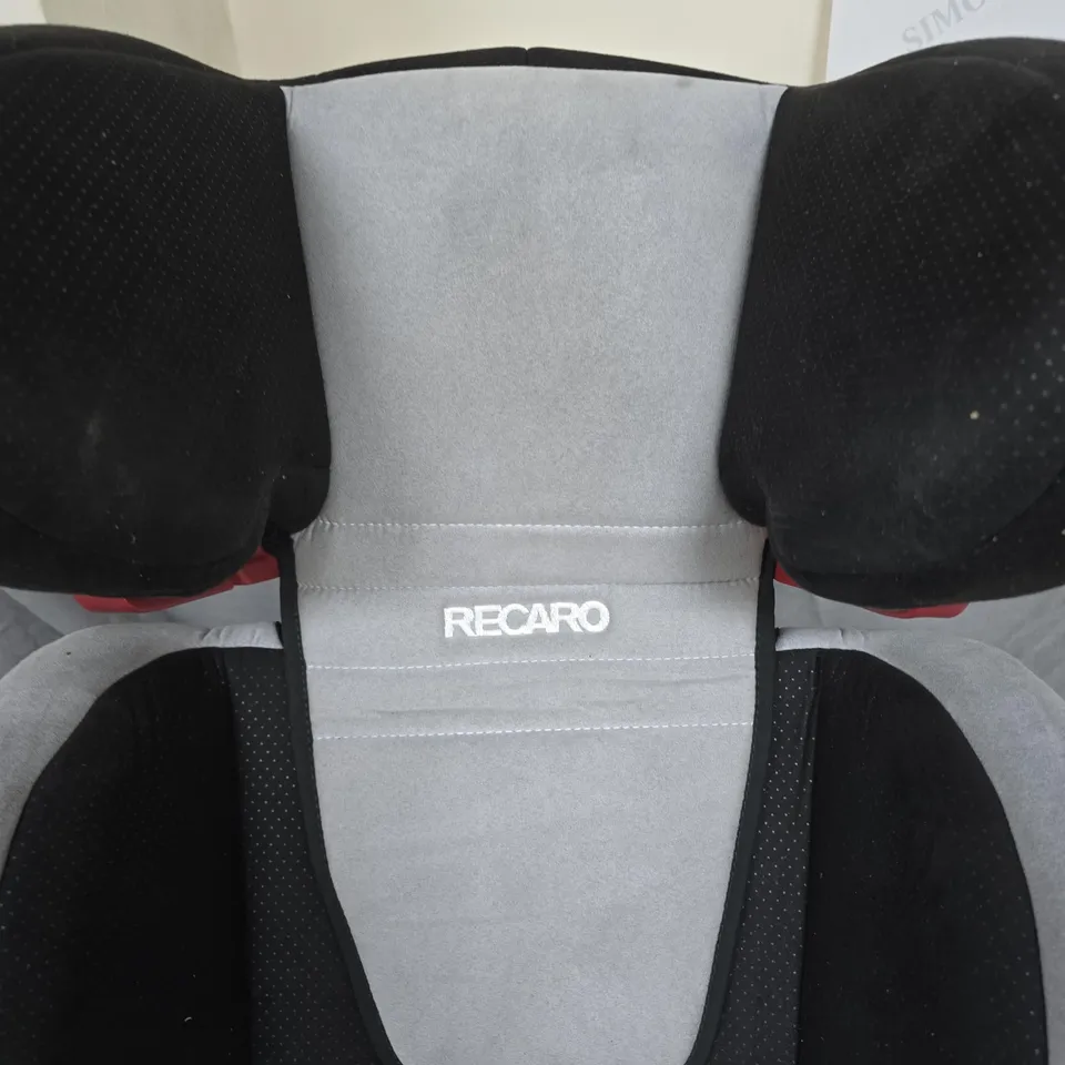 RECARO MILANO CONVERTIBLE CHILD CAR SEAT – 15–36 KG, BLACK/GRAY WITH ASP
