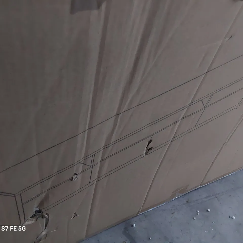 BOXED TV STAND BLACK