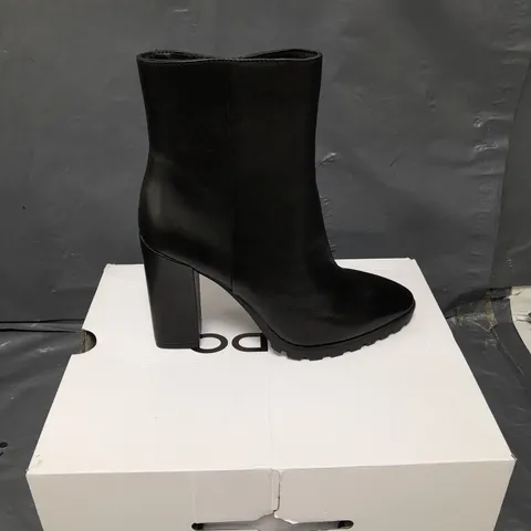 BOXED PAIR OF ALDO UMARWEN BOOTS IN BLACK - 7