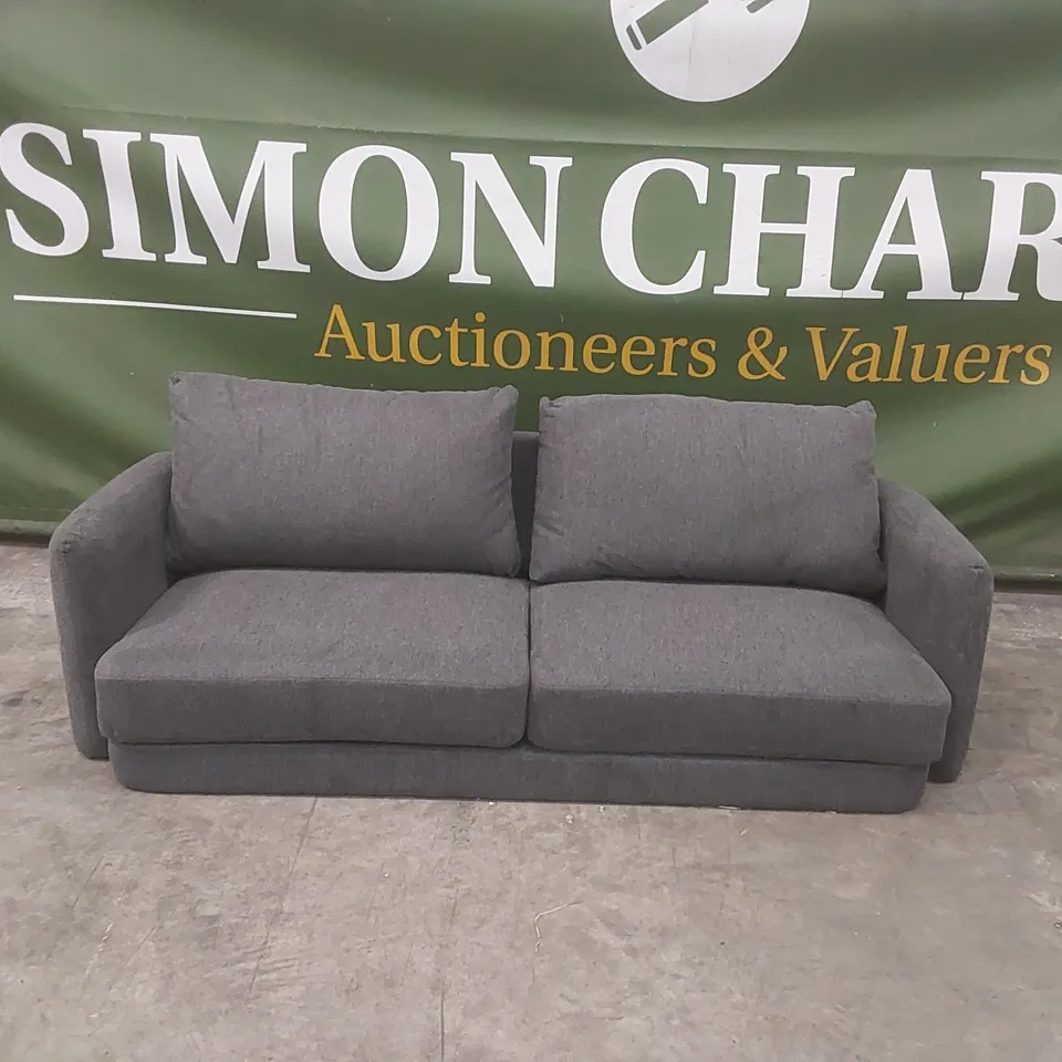 QUALITY DESIGNER FABRIC UPHOLSTERED 4 SEATER SOFA