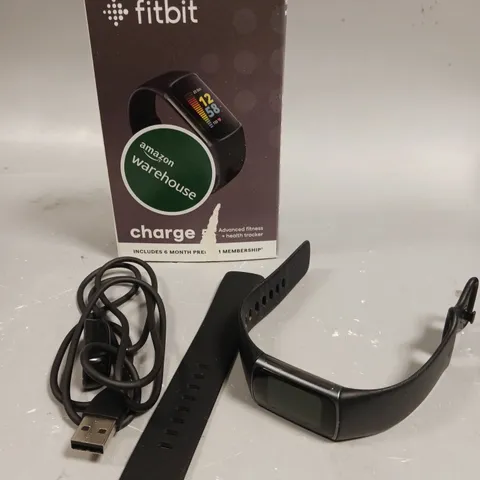 BOXED FITBIT CHARGE 5 ADVANCED FITNESS & HEALTH TRACKER WATCH