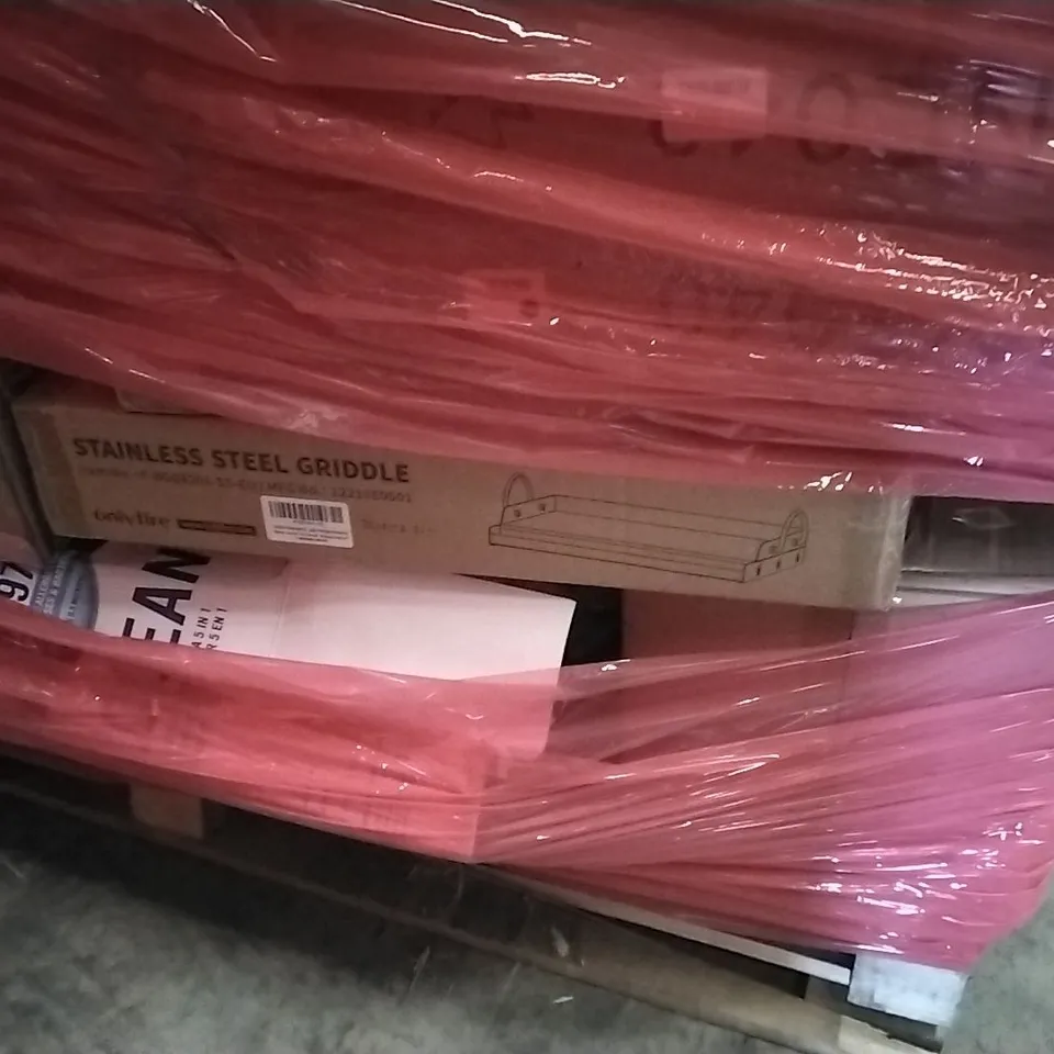 PALLET OF ASSORTED ITEMS TO INCLUDE: AIR FRYER, PETKIT PURA MAX SELF-CLEANING LITTER BOX, ELECTRIC GRIDDLE, ROLLER BLINDS ECT