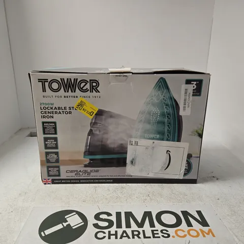 TOWER 2700W LOCKABLE STEAM GENERATOR IRON BOXED