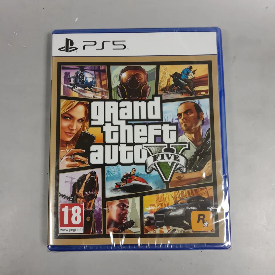 SEALED GRAND THEFT AUTO 5 FOR PS5