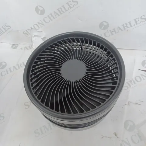 BELL & HOWELL RECHARGEABLE EXTENDABLE DESK & FLOOR FAN, BLACK