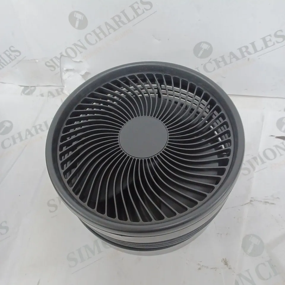 BELL & HOWELL RECHARGEABLE EXTENDABLE DESK & FLOOR FAN, BLACK
