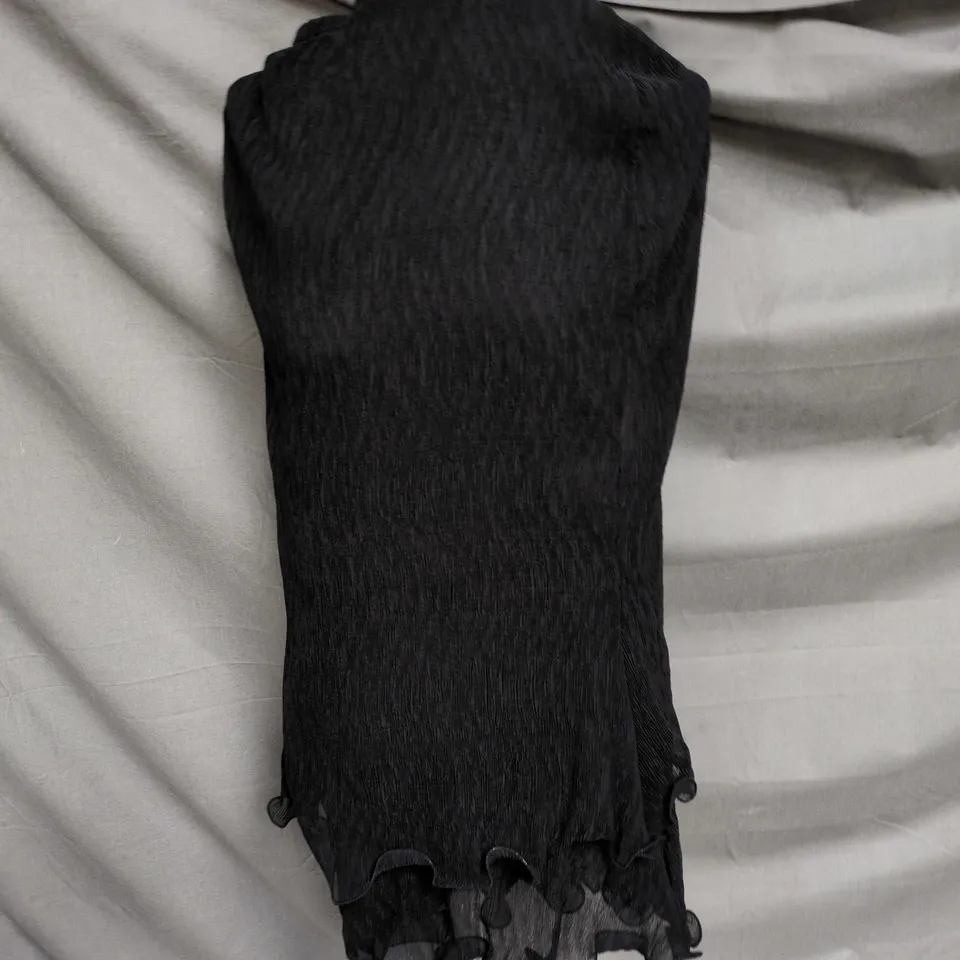 ANEWSTA BLACK TEXTURED KNIT TOP, WOMEN'S, EU L / US 8-10 