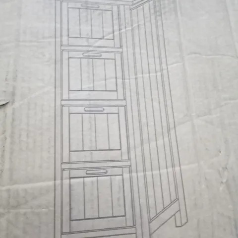 BOXED LLOYD PASCAL 4 DRAWER CABINET - WHITE