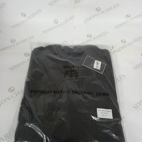 BAGGED SAVILE ROW PREMIUM WAFFLE DRESSING GOWN SIZE M