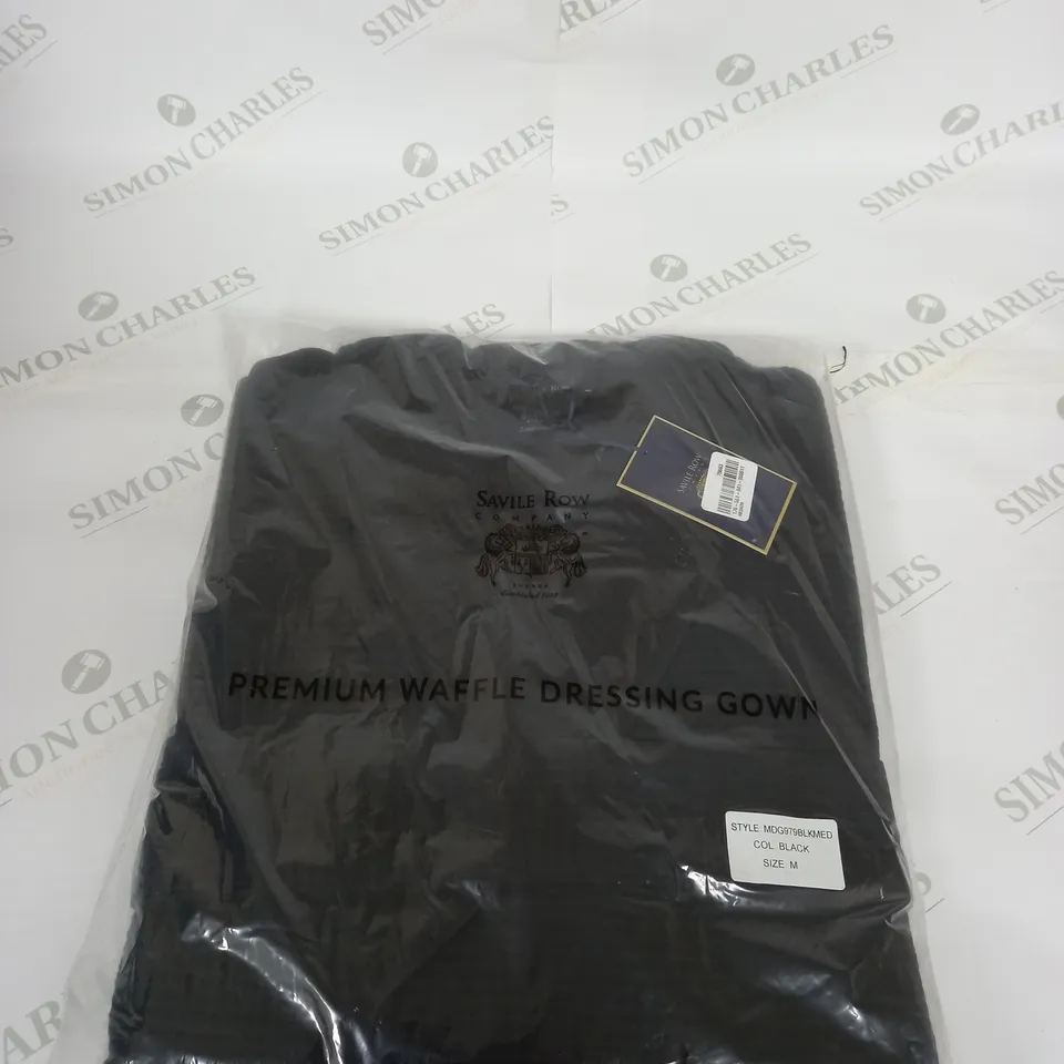 BAGGED SAVILE ROW PREMIUM WAFFLE DRESSING GOWN SIZE M