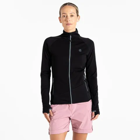 BRAND NEW DARE 2B WOMENS EMERGING FULL ZIP FLEECE IN BLACK - 12