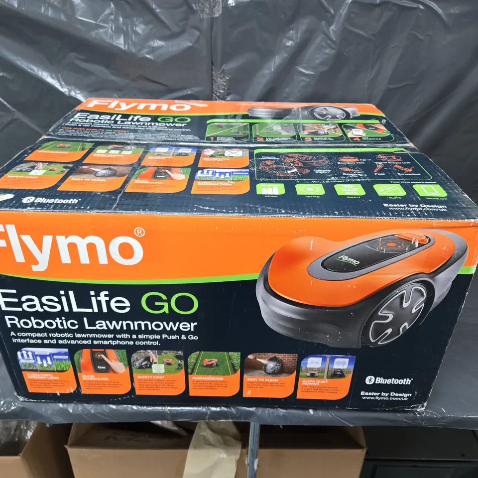 FLYMO EASILIFE GO ROBOTIC LAWNMOWER - BOXED RRP £800