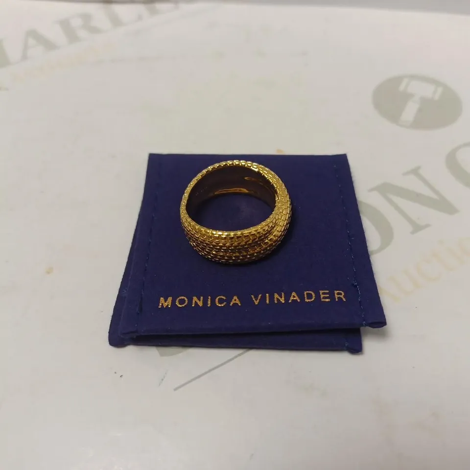 MONICA VINADER HEIRLOOM WOVEN CROSS RING