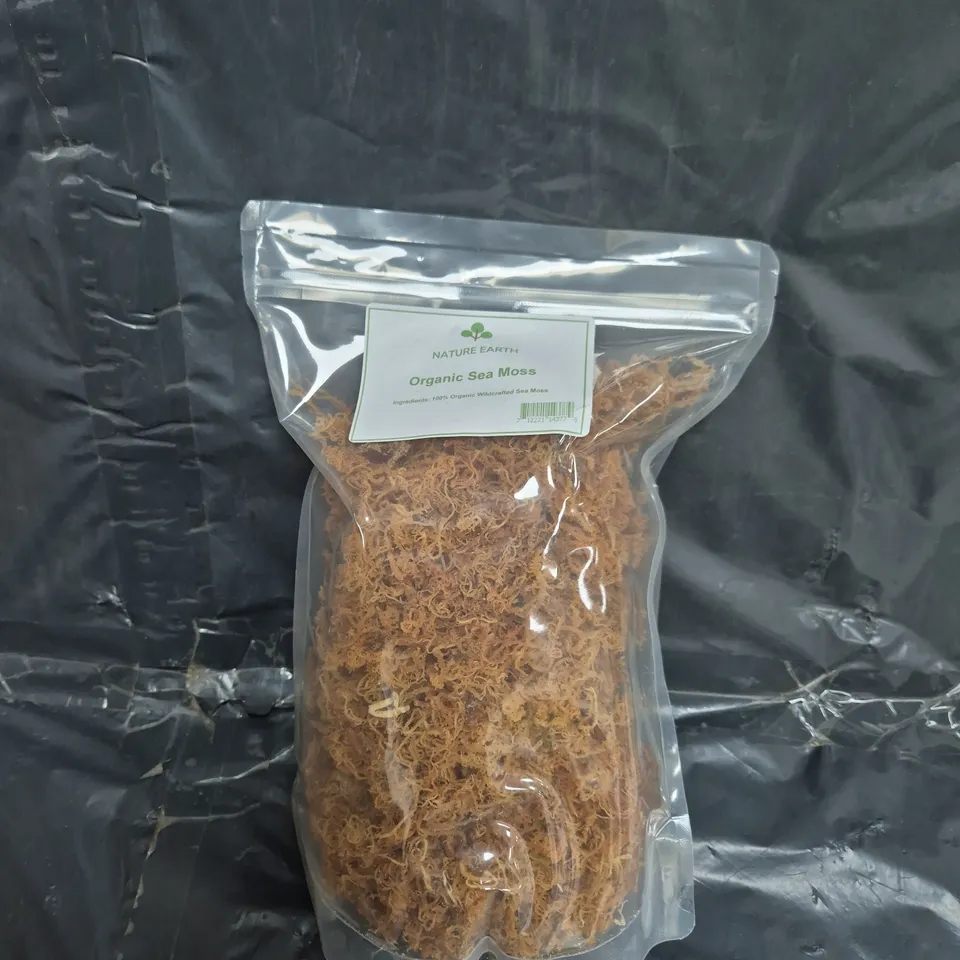 BOX OF APPROXIATELY 14 BAGS OF ORGANIC SEA MOSS