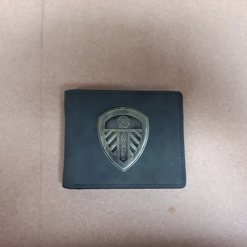 LEEDS FC BLACK LEATHER WALLET 