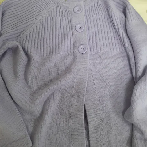 ANTHROPOLOGY KNITTED PURPLE CARDIGAN - UK 20/22