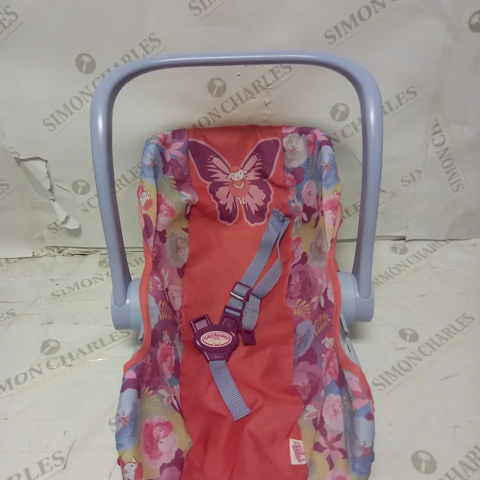 BABY ANNABELLE ACTIVE COMFORT CAR SEAT  RRP £24.99