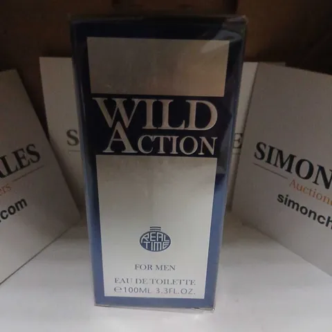 BOXED AND SEALED WILD ACTION REAL TIME FOR MEN EAU DE TOILETTE 100ML
