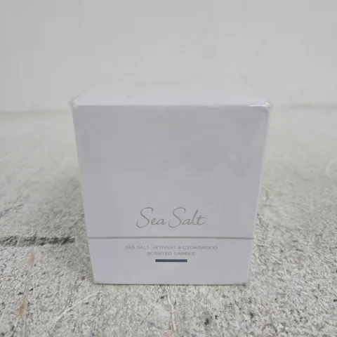 BOXED AND SEALED THE WHITE COMPANY SEA SALT, VETIVER & CEDARWOOD SCENTED CANDLE