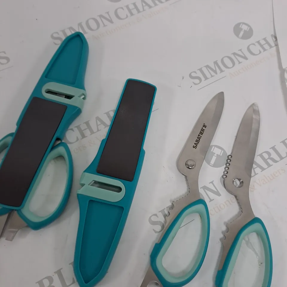 SCISSOR SET OF 2 IN BLUE 