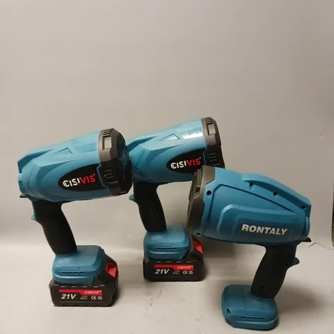 2X CISVIS CORDLESS SPRAY GUN, AND RONTALY PAINT SPRAYER