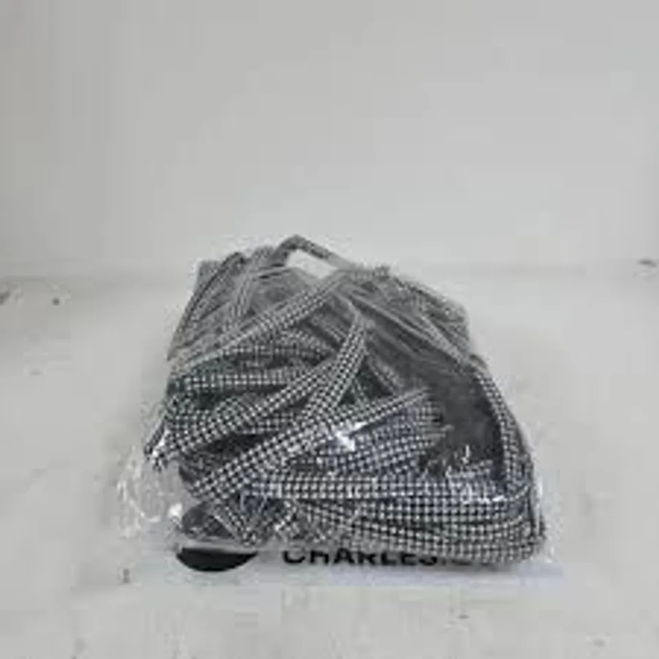 BERNINI PATTERNED HYDROHOSE WITH QUICK CONNECTORS BLACK
