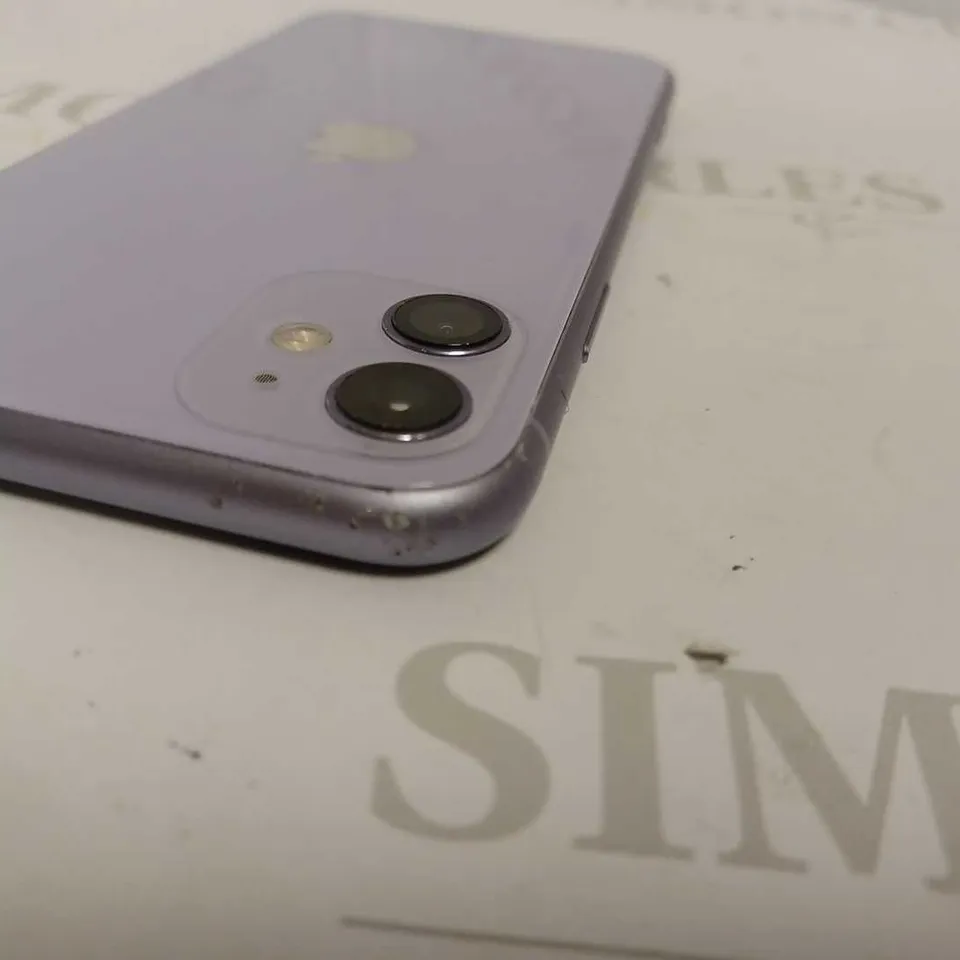 APPLE IPHONE - PURPLE MODEL UNKNOWN