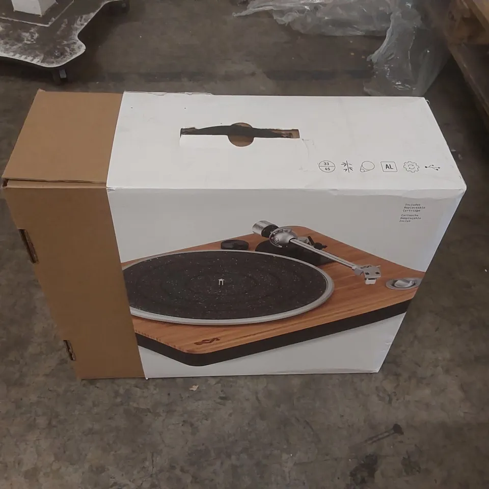 BOXED HOUSE OF MARLEY STIR IT UP EM-JTOO-SBX WIRELESS TURNTABLE