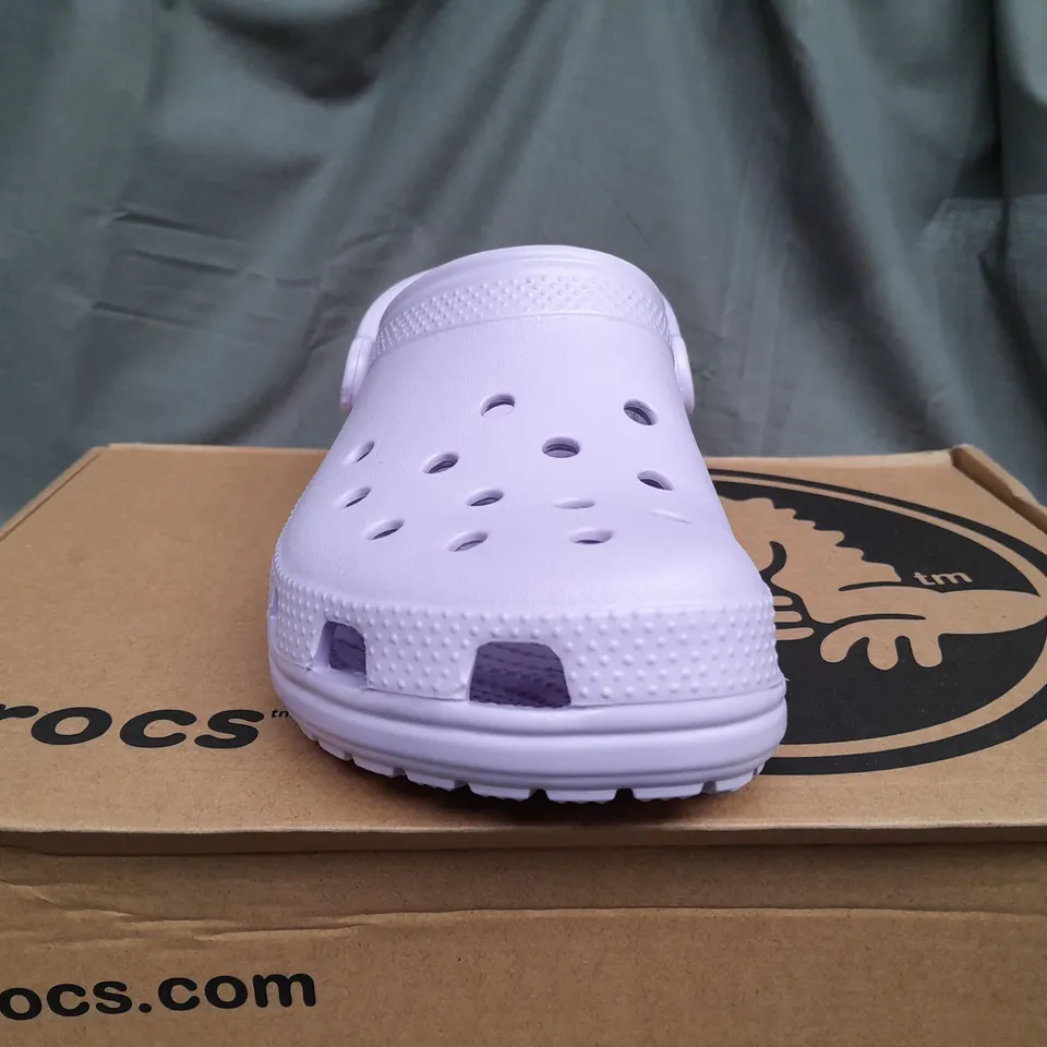 BOXED CROCS CLASSIC IN LILAC - UK M6/W7