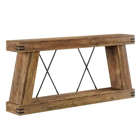 BOXED TRIBESIGNS FARMHOUSE WOOD CONSOLE TABLE