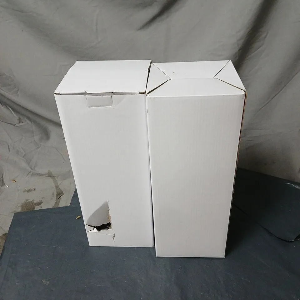 HOME STORIES SET OF TWO 2-IN-1 LAMPS WITH REMOVABLE LAMPSHADE