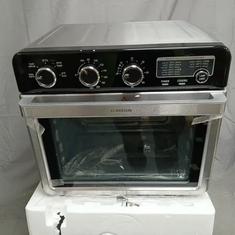 KLARSTEIN ELECTRIC OVEN – STAINLESS STEEL WITH GLASS DOOR