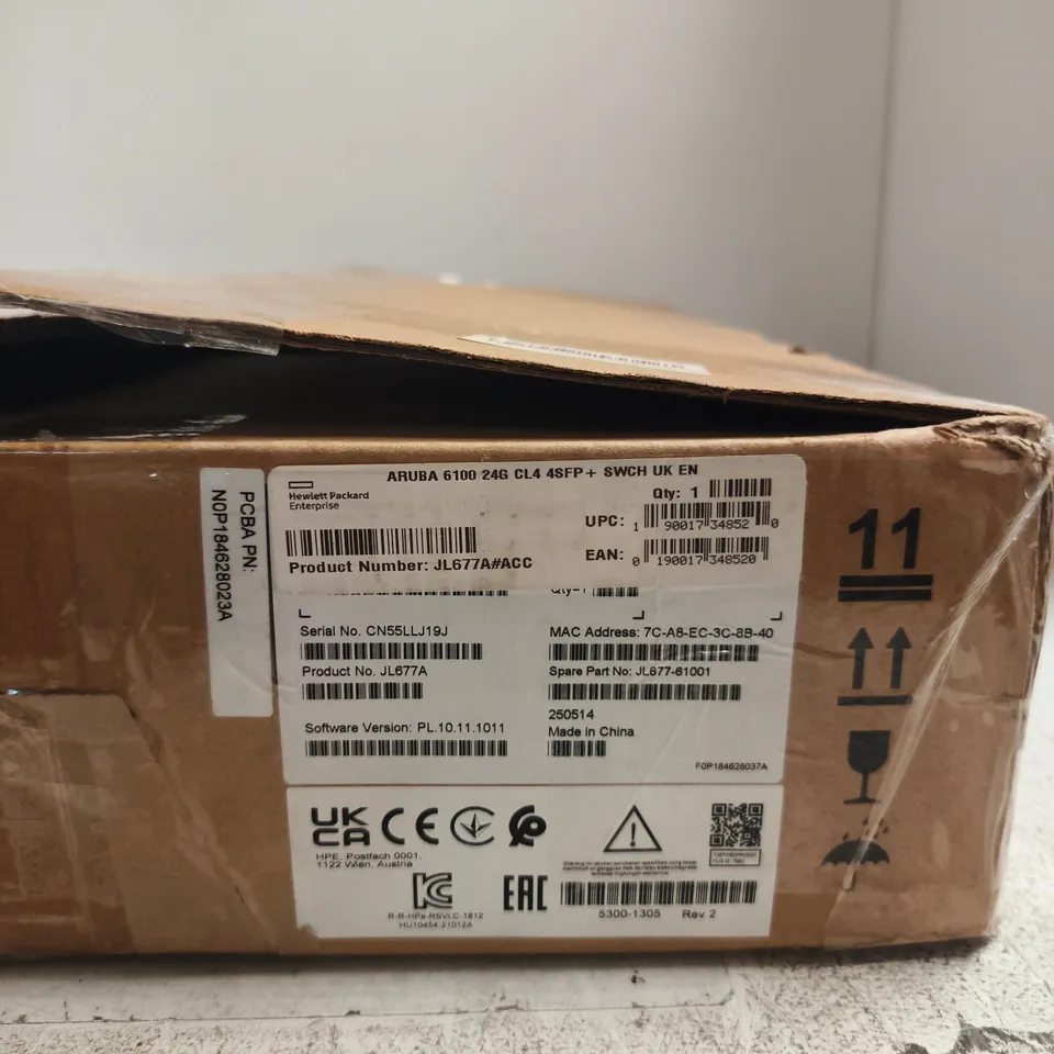 HP ARUBA NETWORKING 6100 24G CL4 45FP+ SWITCH – UK EN (JL677A/ACC)