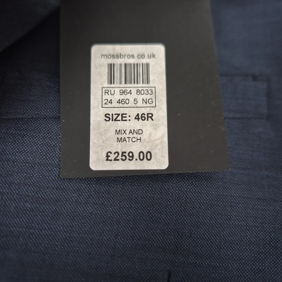 LANIFICIO F.LLI CERRUTI PRESTIGE NAVY BLAZER – SIZE 46R (MOSS BROS TAG)