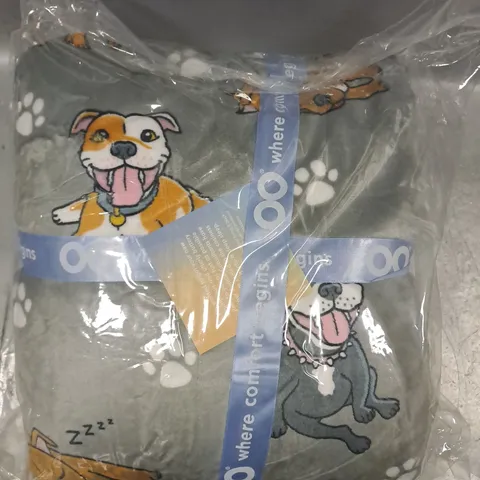 SEALED ADULT DOG OODIE IN GREY