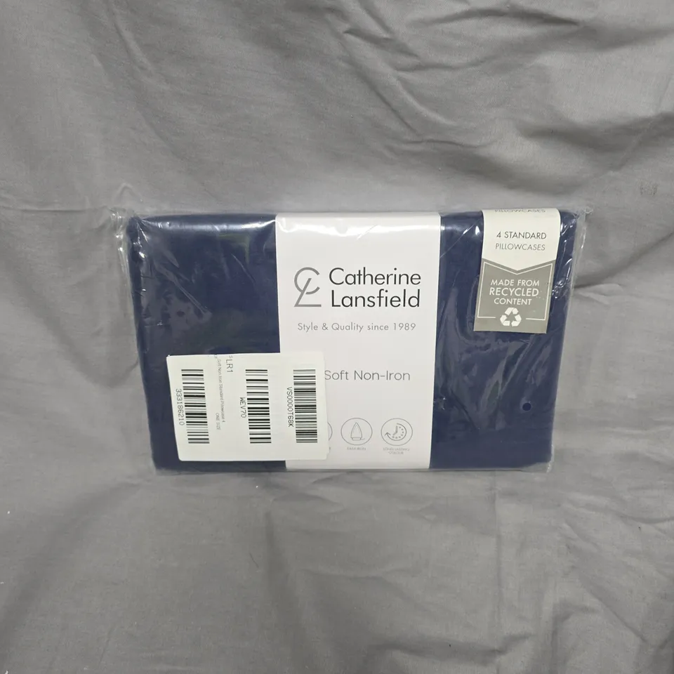 CATHERINE LANSFIELD SOFT NON-IRON PILLOWCASES – PACK OF 4, STANDARD
