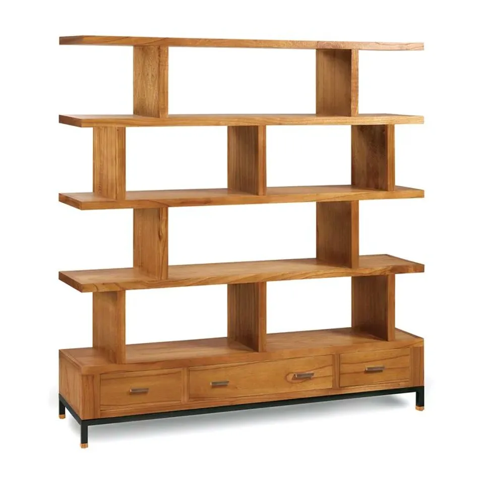 BOXED MADHU 3 DRAWERS IRREGULAR SEPARATOR BOOKSHELF 