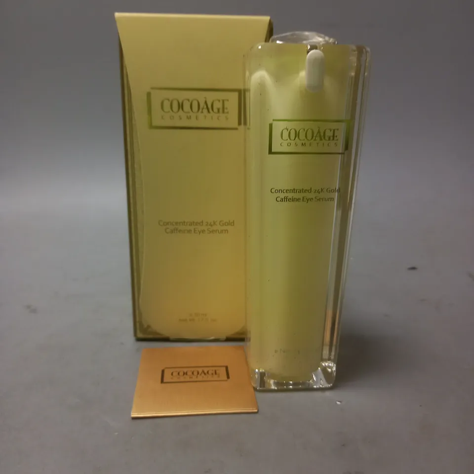 COCOAGE CONCENTRATED 24K GOLD CAFFEINE EYE SERUM 50ML